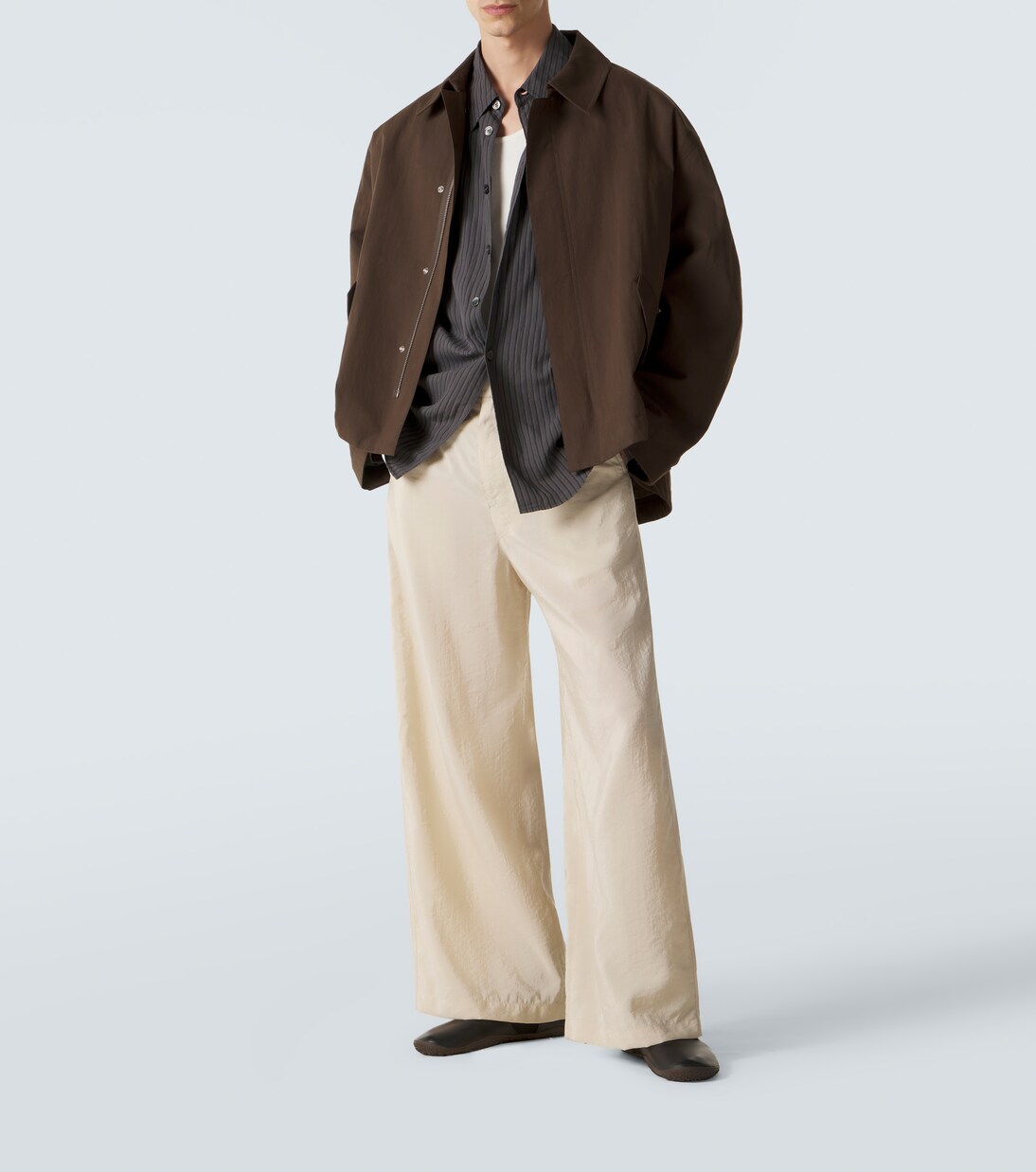 Silk-blend wide-leg pants | Lemaire