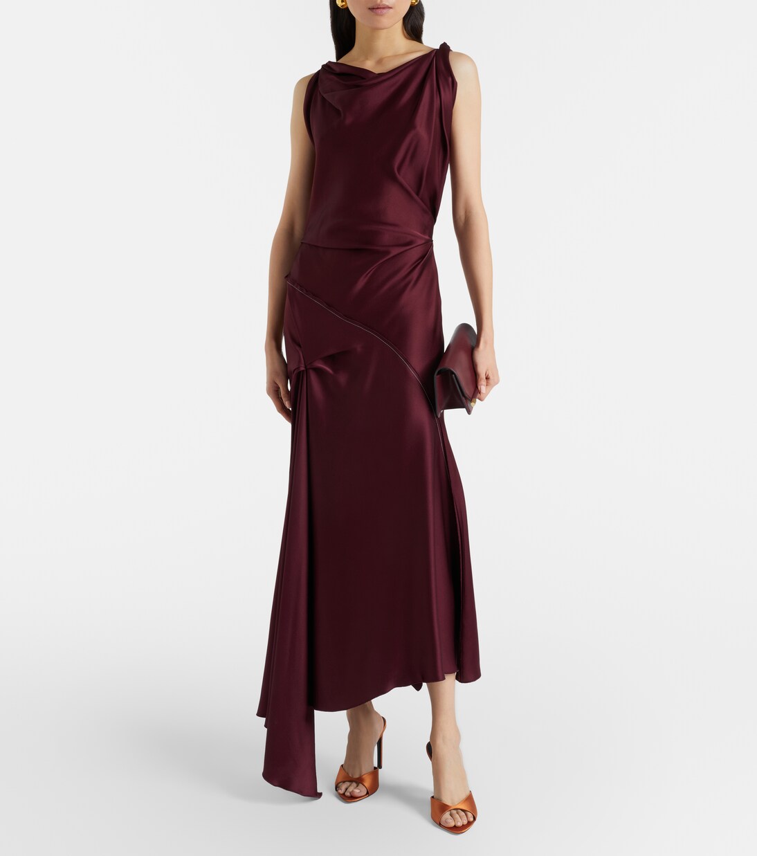 Harlow satin mules | Victoria Beckham