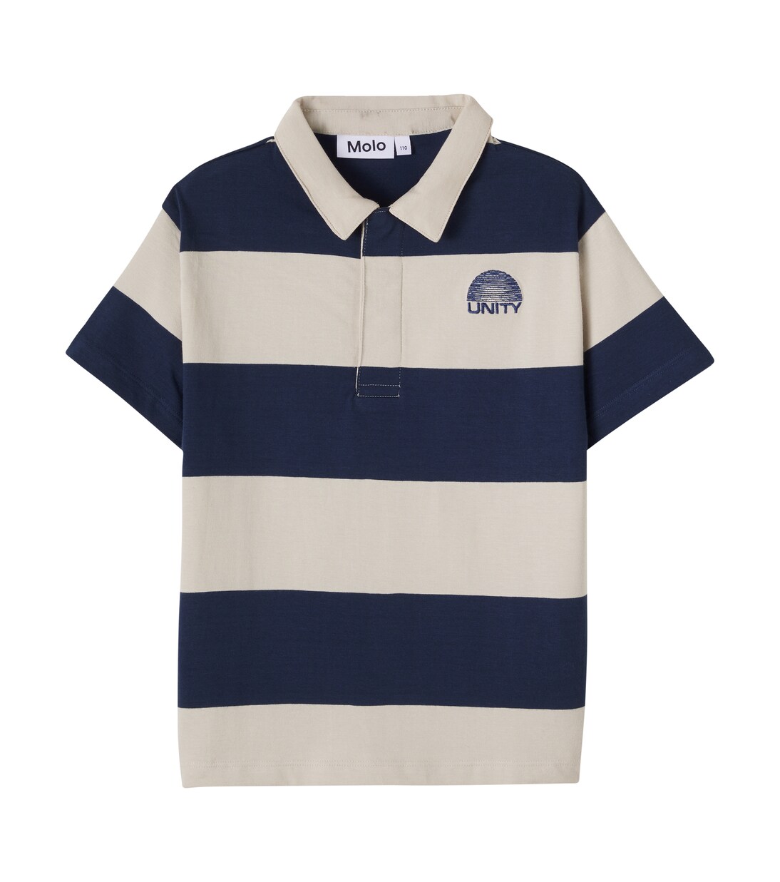 Rainer striped cotton polo shirt  | Molo