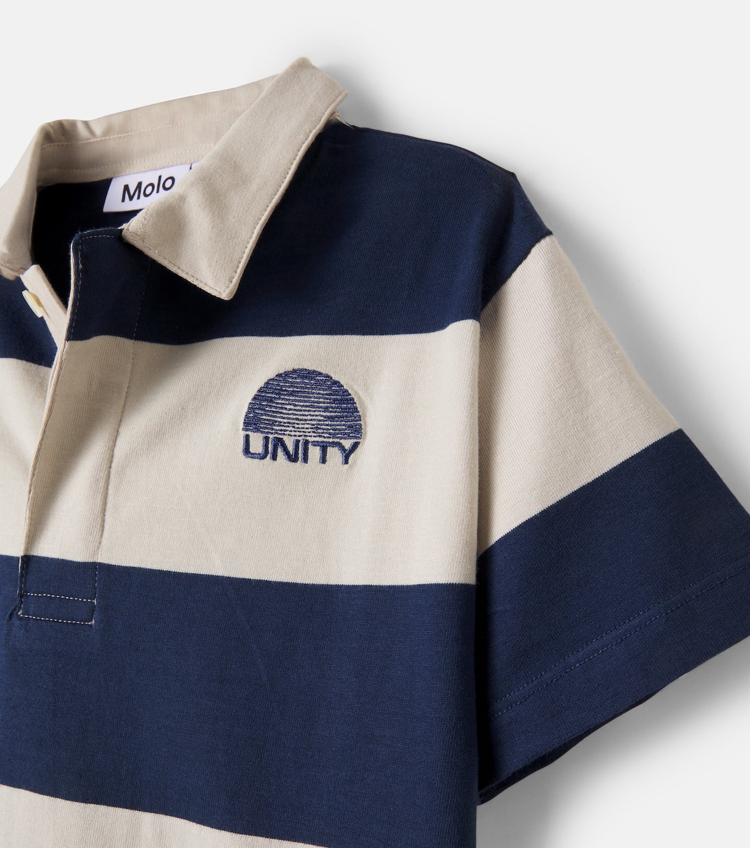 Rainer striped cotton polo shirt  | Molo