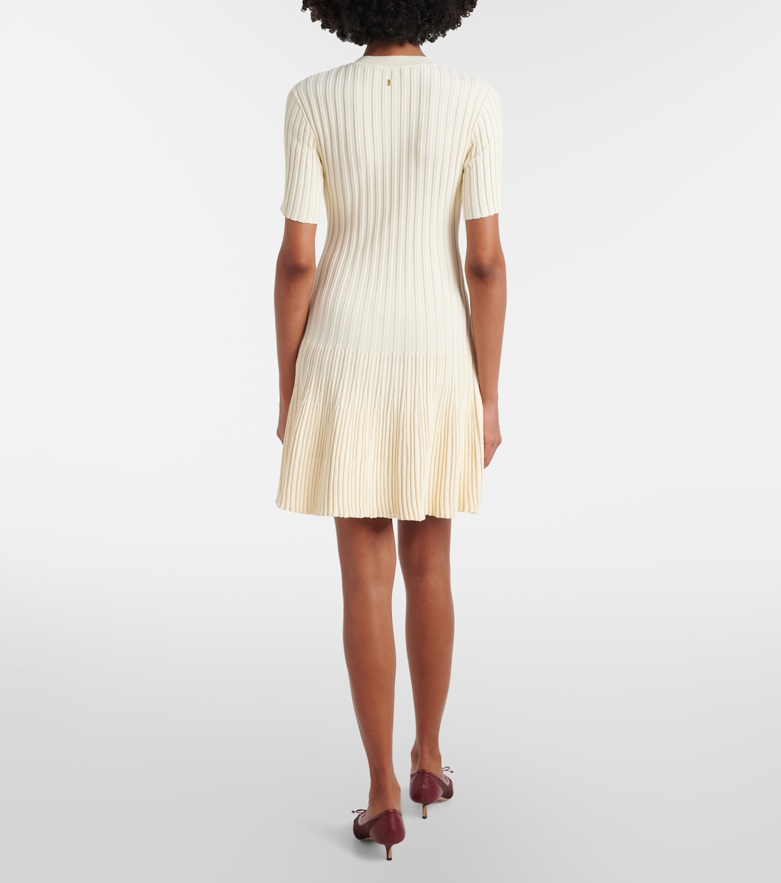 Ribbed-knit minidress | Ami Paris