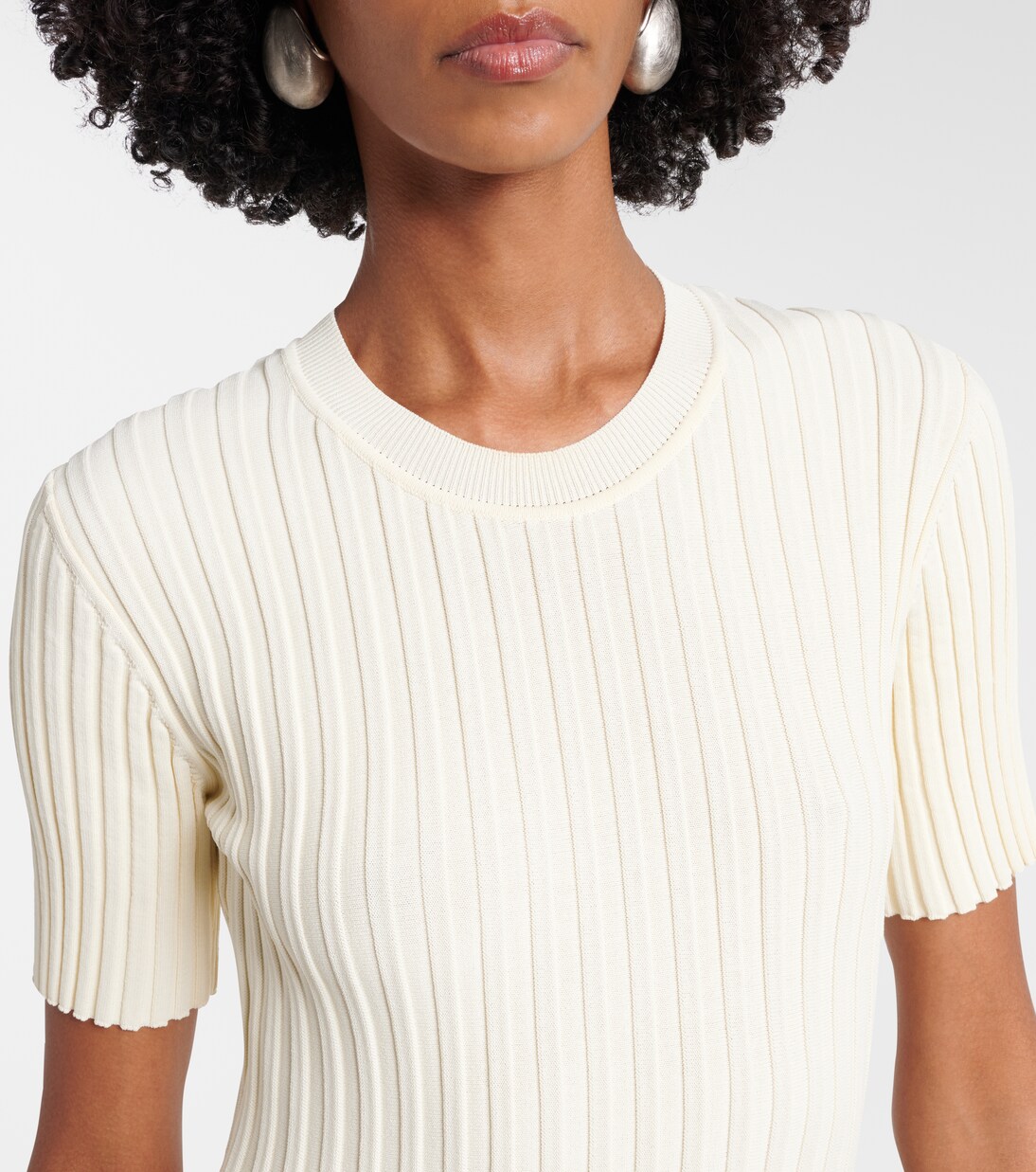 Ribbed-knit minidress | Ami Paris