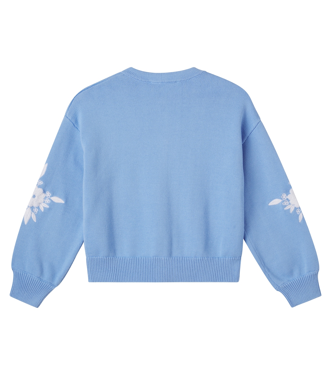 Cardigan brodé en coton à fleurs | Tartine et Chocolat