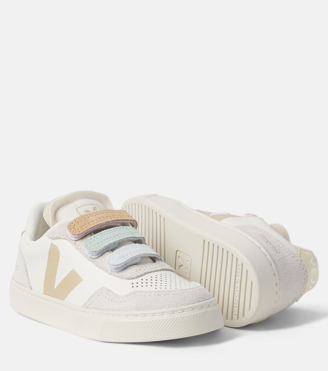 x Bonpoint Baskets V-90 en cuir | Veja Kids