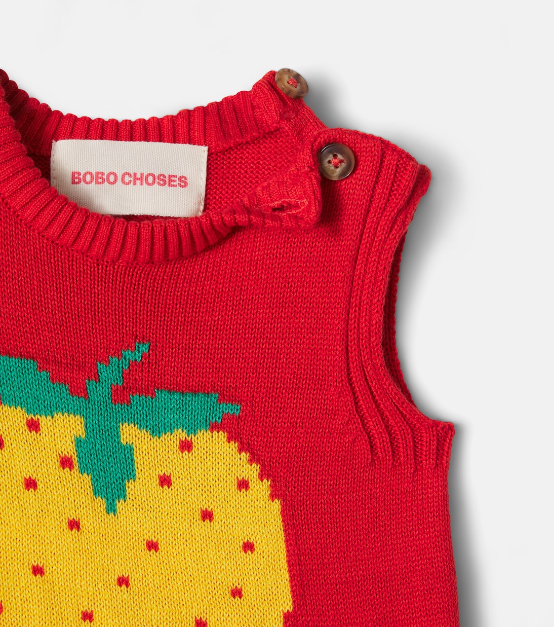 Baby Spieler Pixel Strawberry aus Baumwolle | Bobo Choses