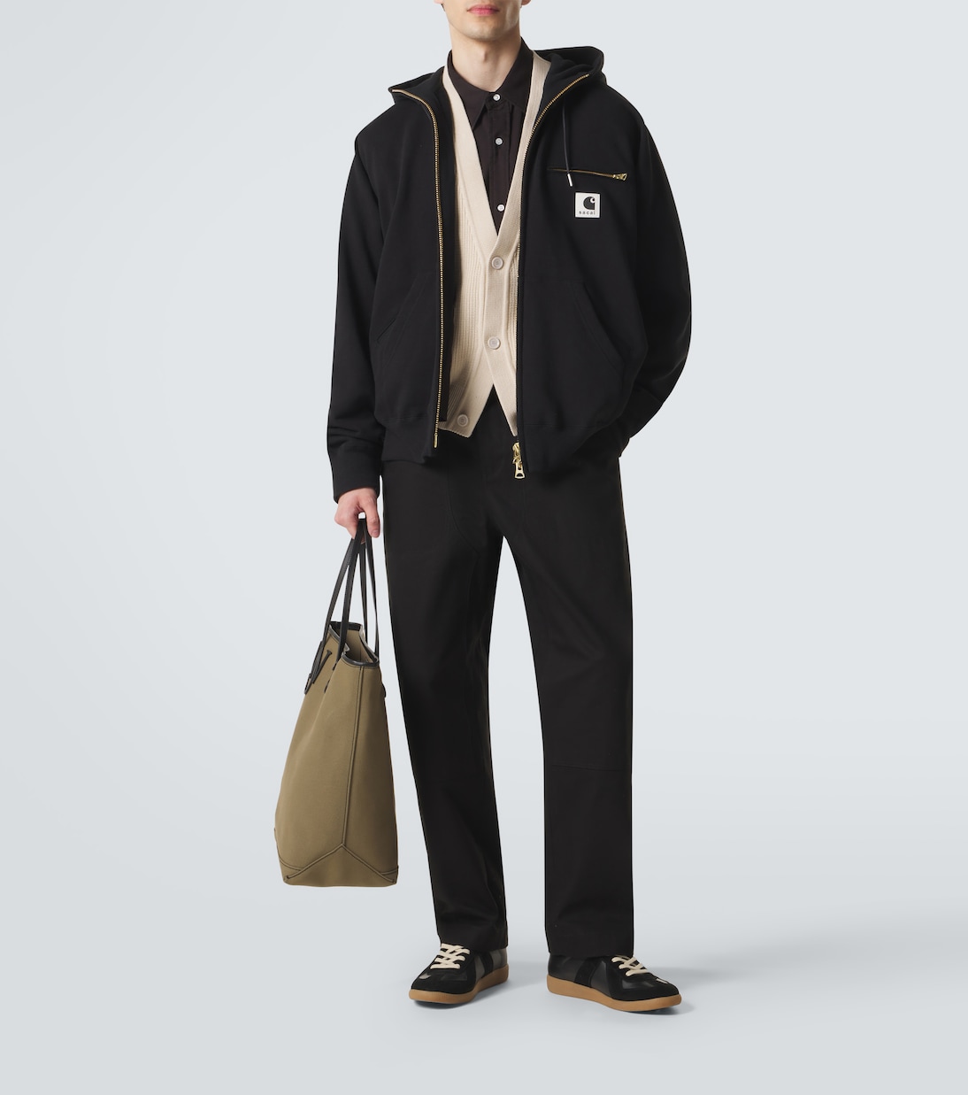 x Carhartt cotton jersey hoodie | Sacai