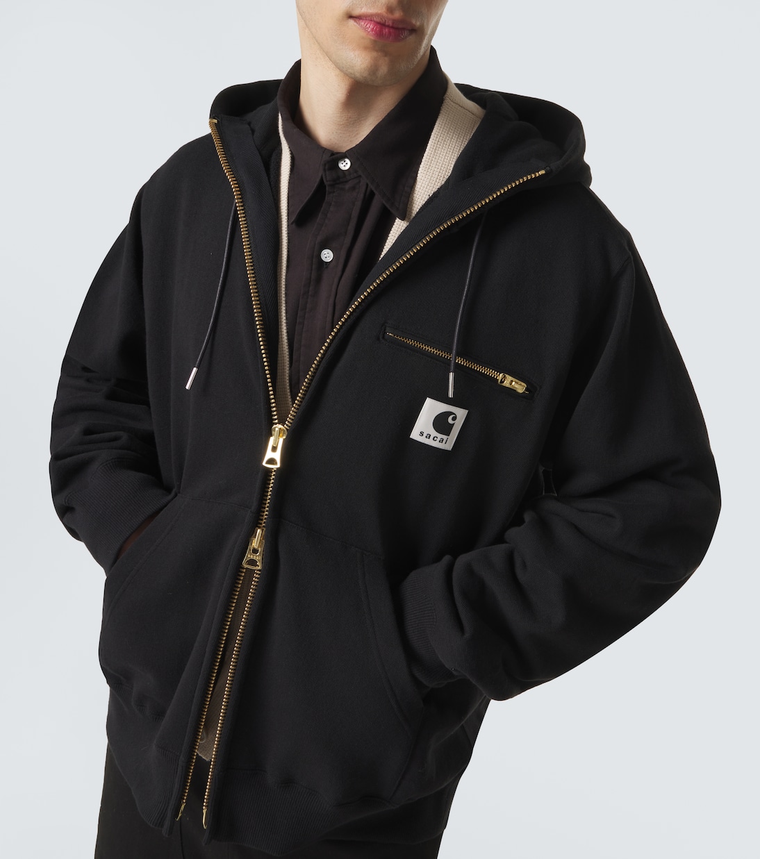 x Carhartt cotton jersey hoodie | Sacai