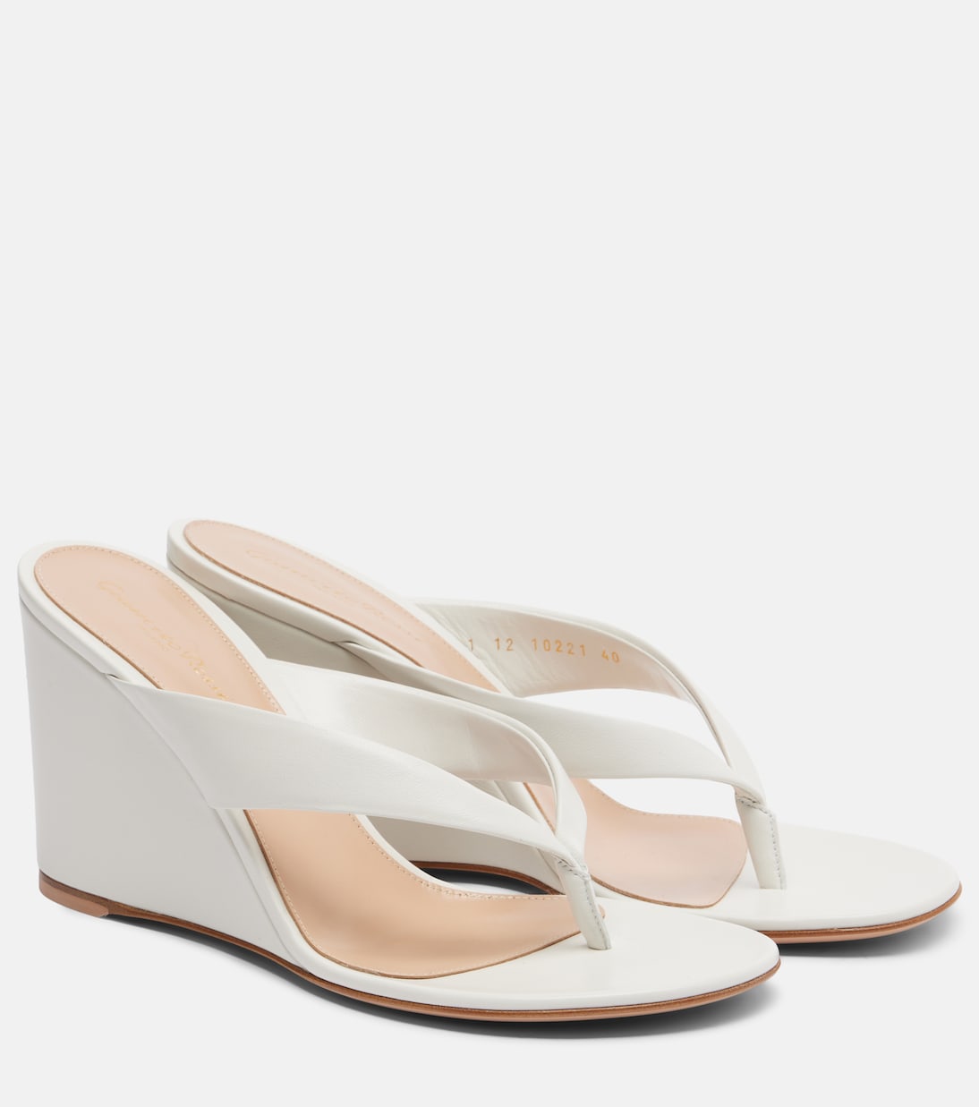 Wedge-Sandalen aus Leder | Gianvito Rossi