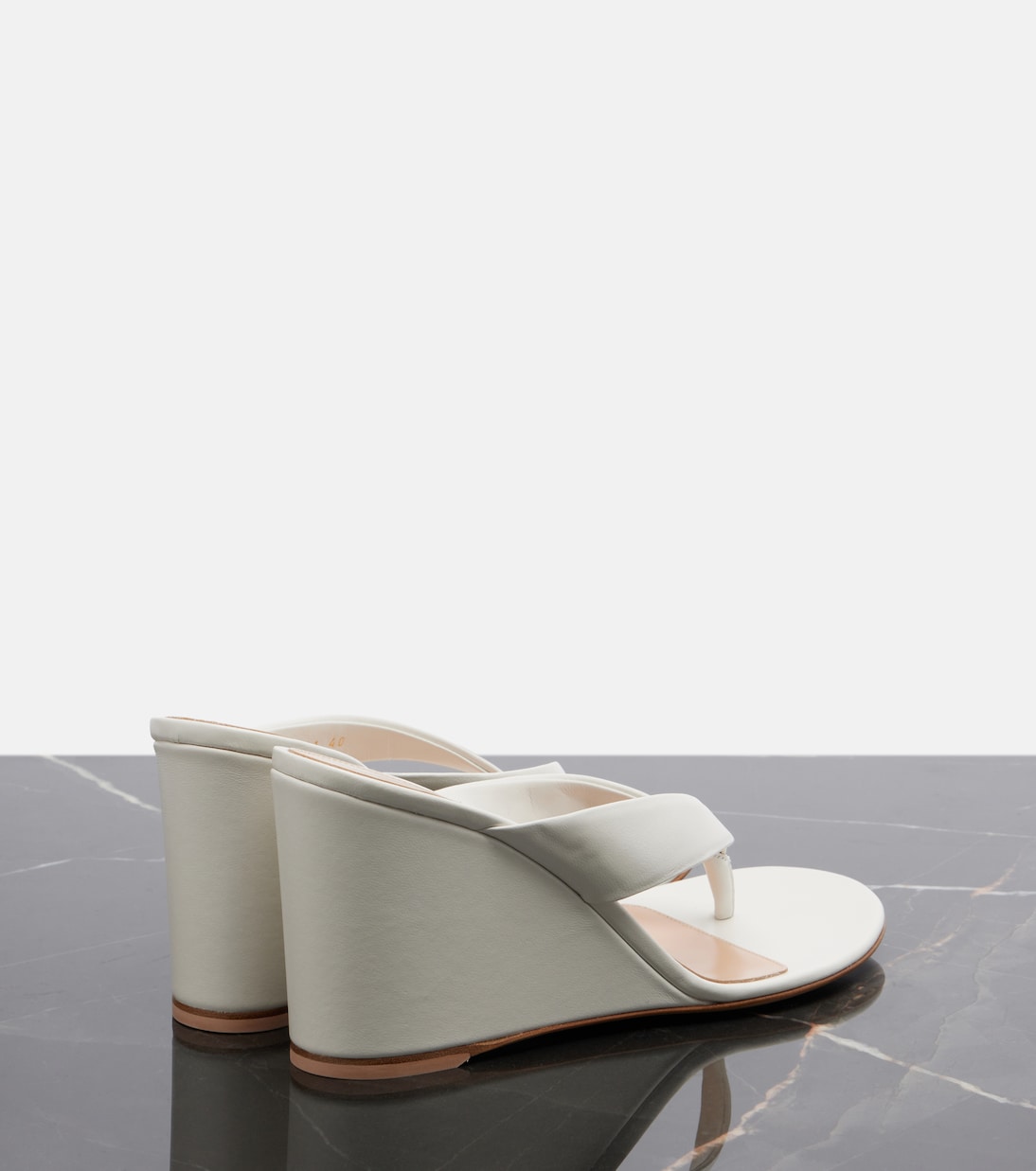 Wedge-Sandalen aus Leder | Gianvito Rossi