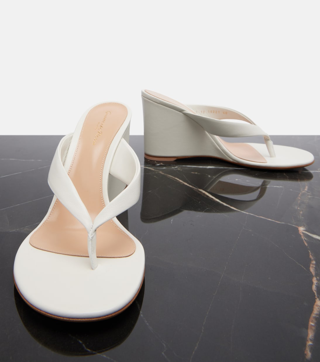 Wedge-Sandalen aus Leder | Gianvito Rossi