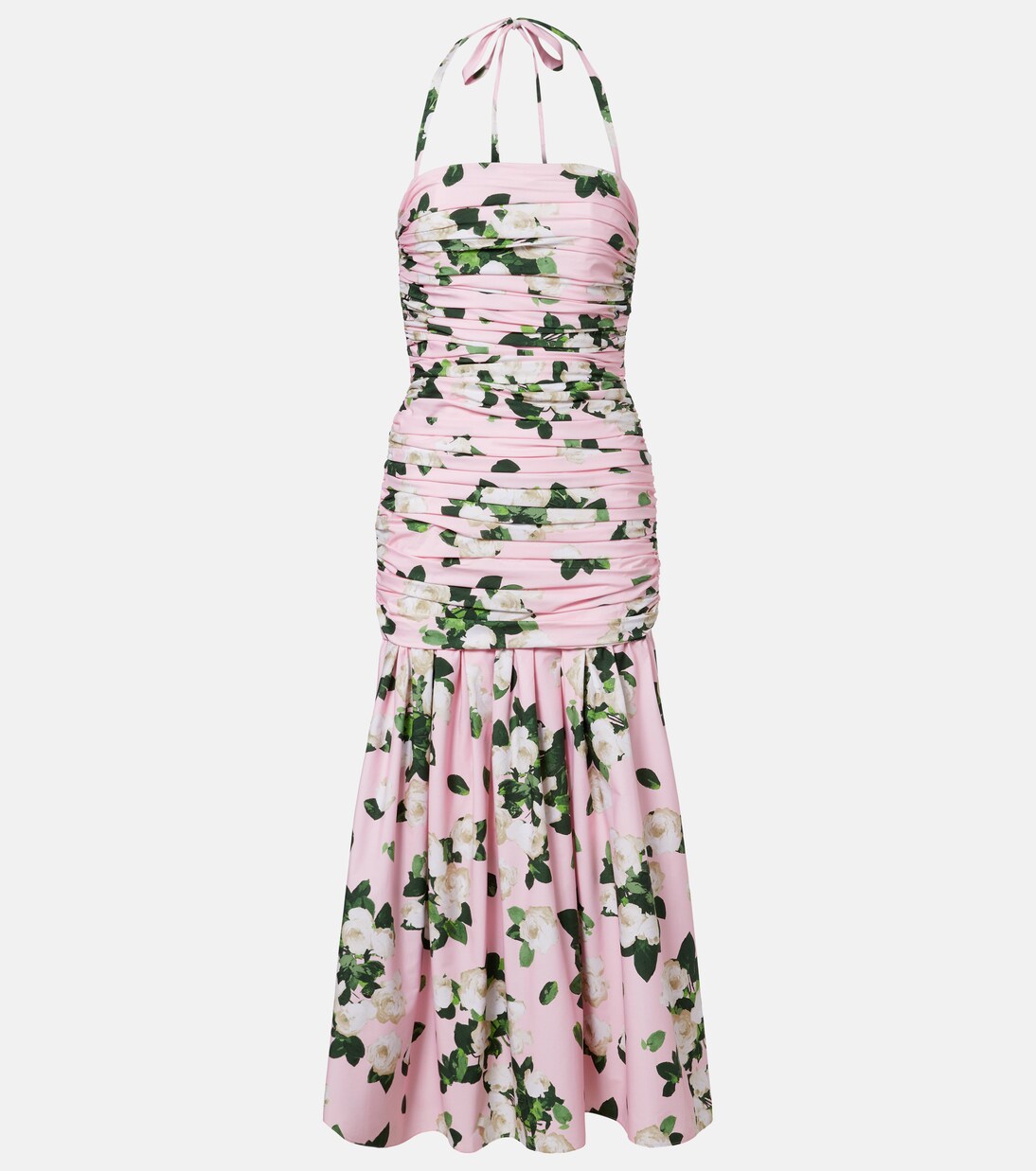 Bedrucktes Midikleid aus Jersey | Carolina Herrera