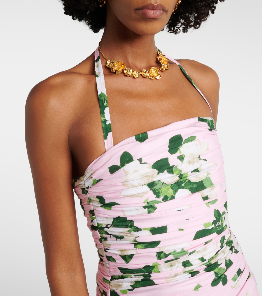Bedrucktes Midikleid aus Jersey | Carolina Herrera