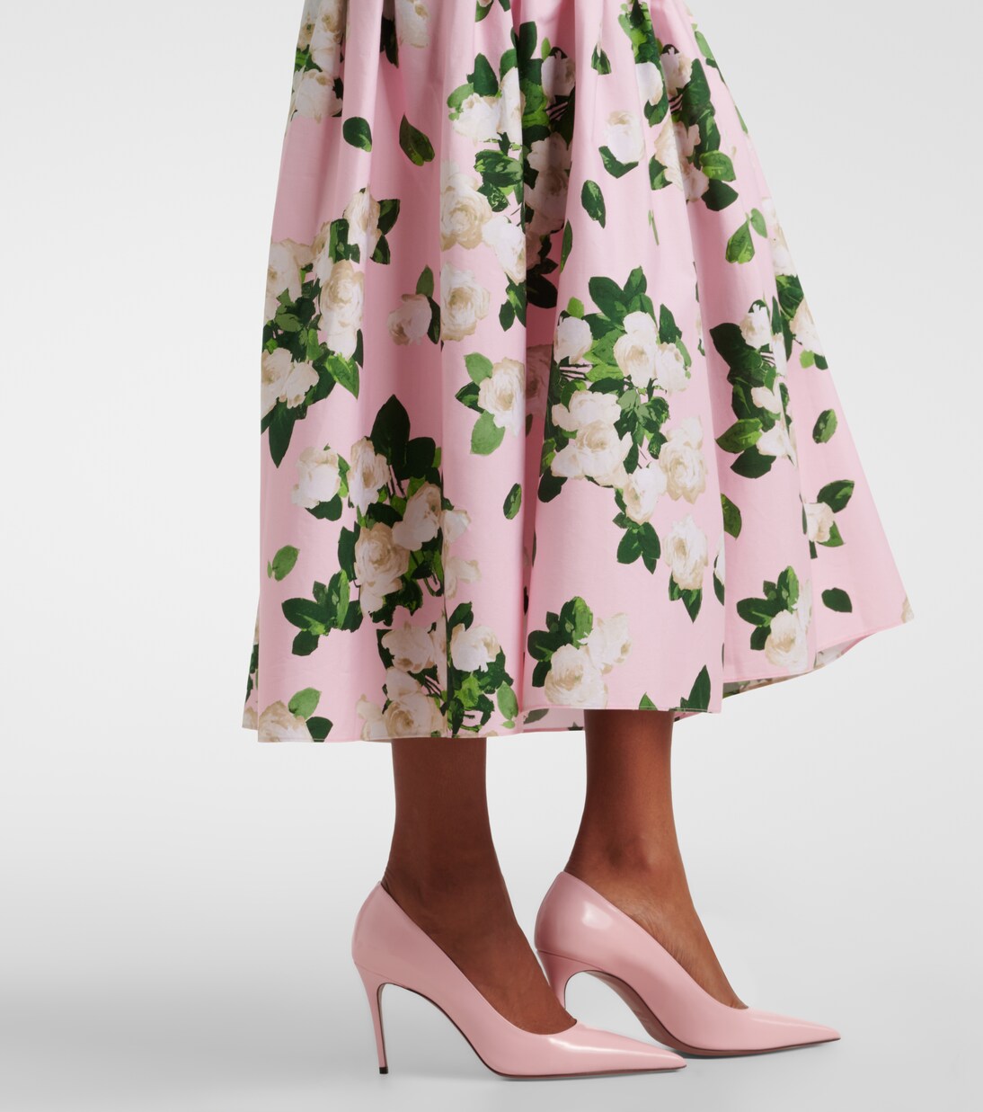 Bedrucktes Midikleid aus Jersey | Carolina Herrera
