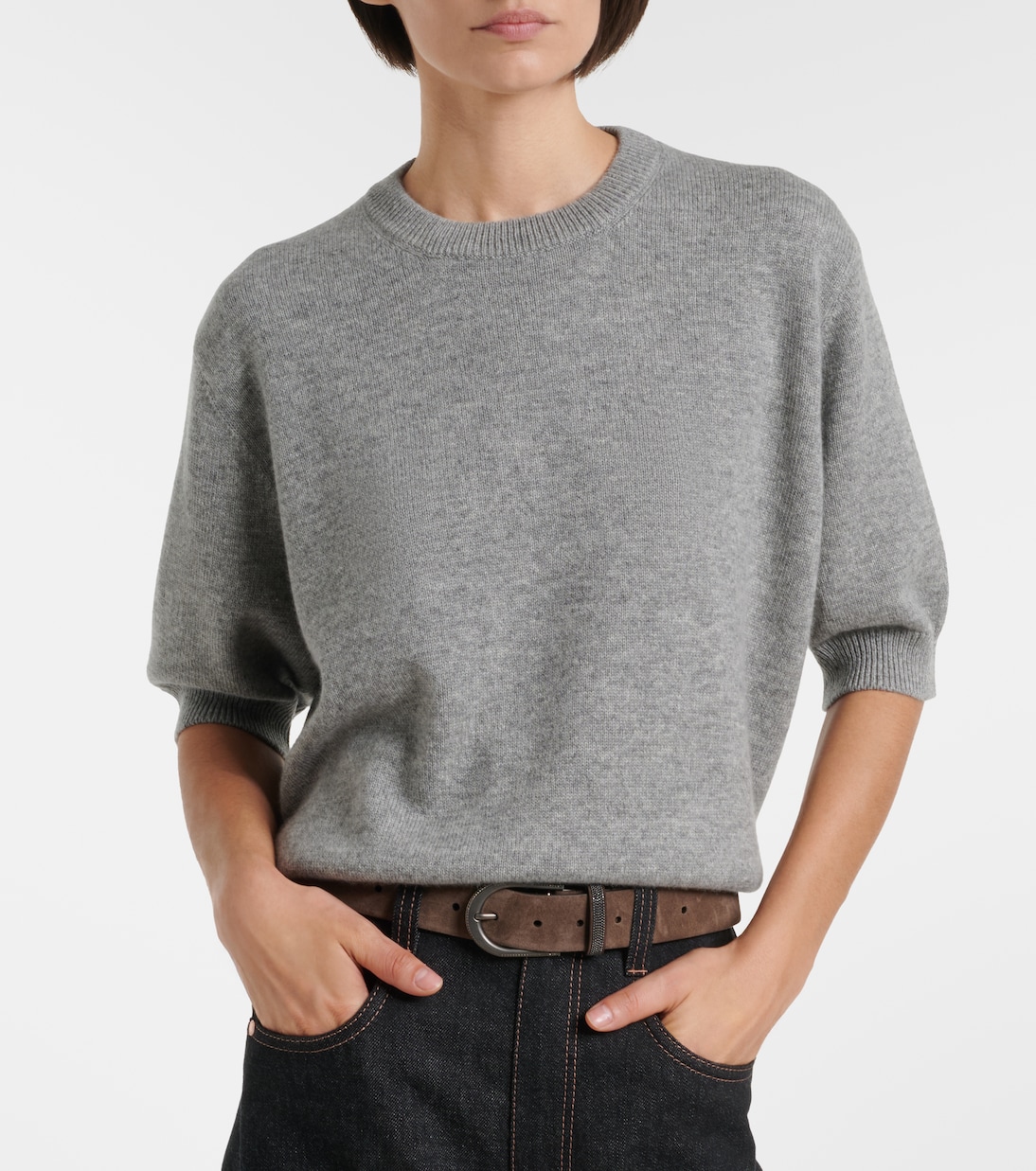 Jersey de cachemir con cuentas Monili | Brunello Cucinelli
