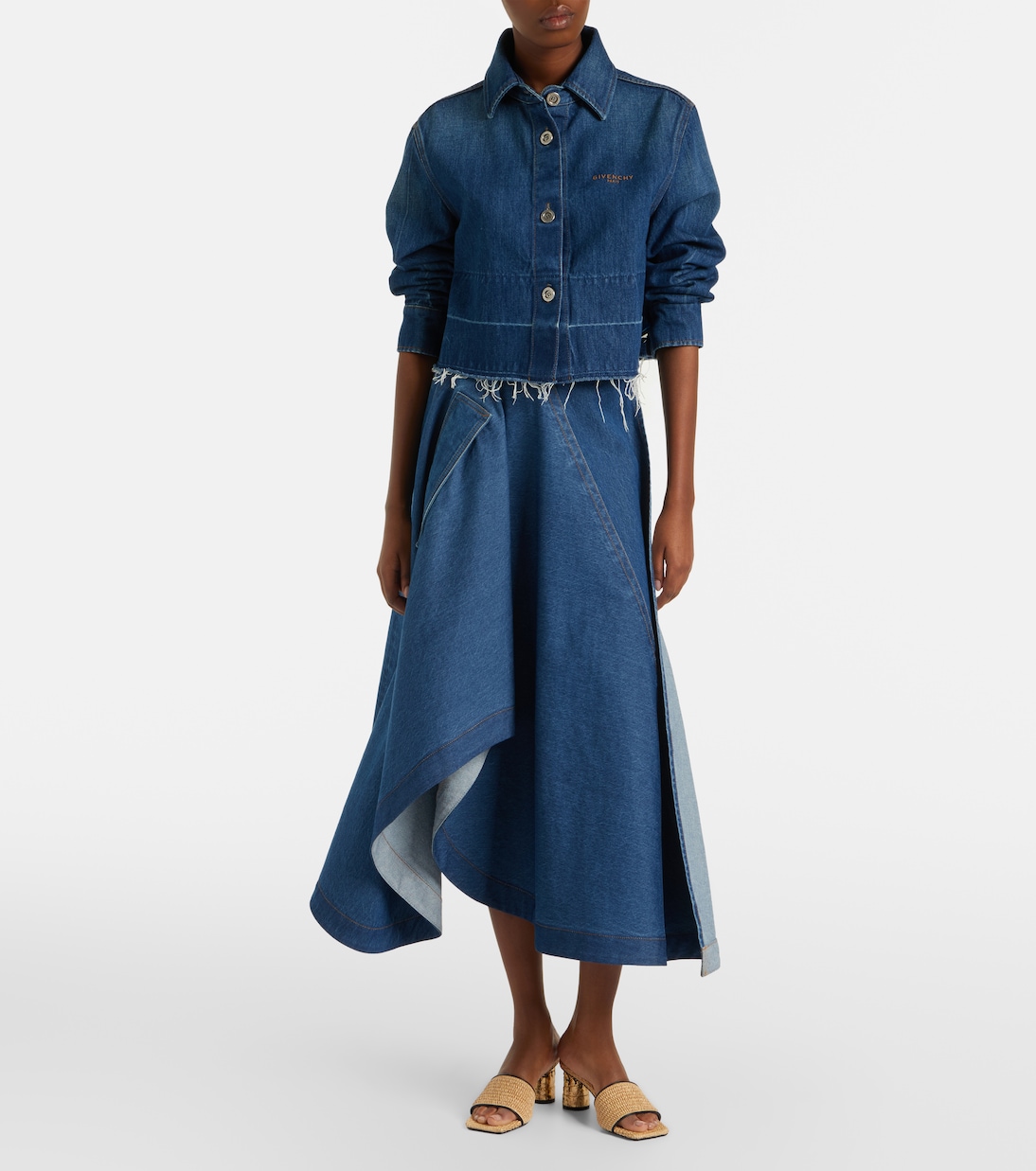 Mules Tape à effet raphia | Givenchy