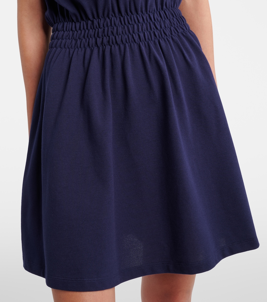 Greca cotton piqué polo dress | Versace