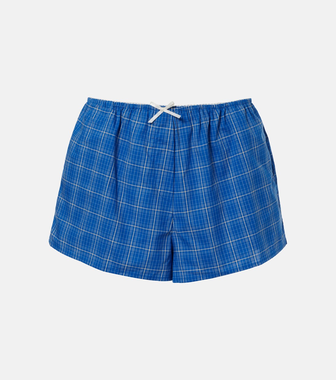 Leya plaid cotton shorts | Faithfull