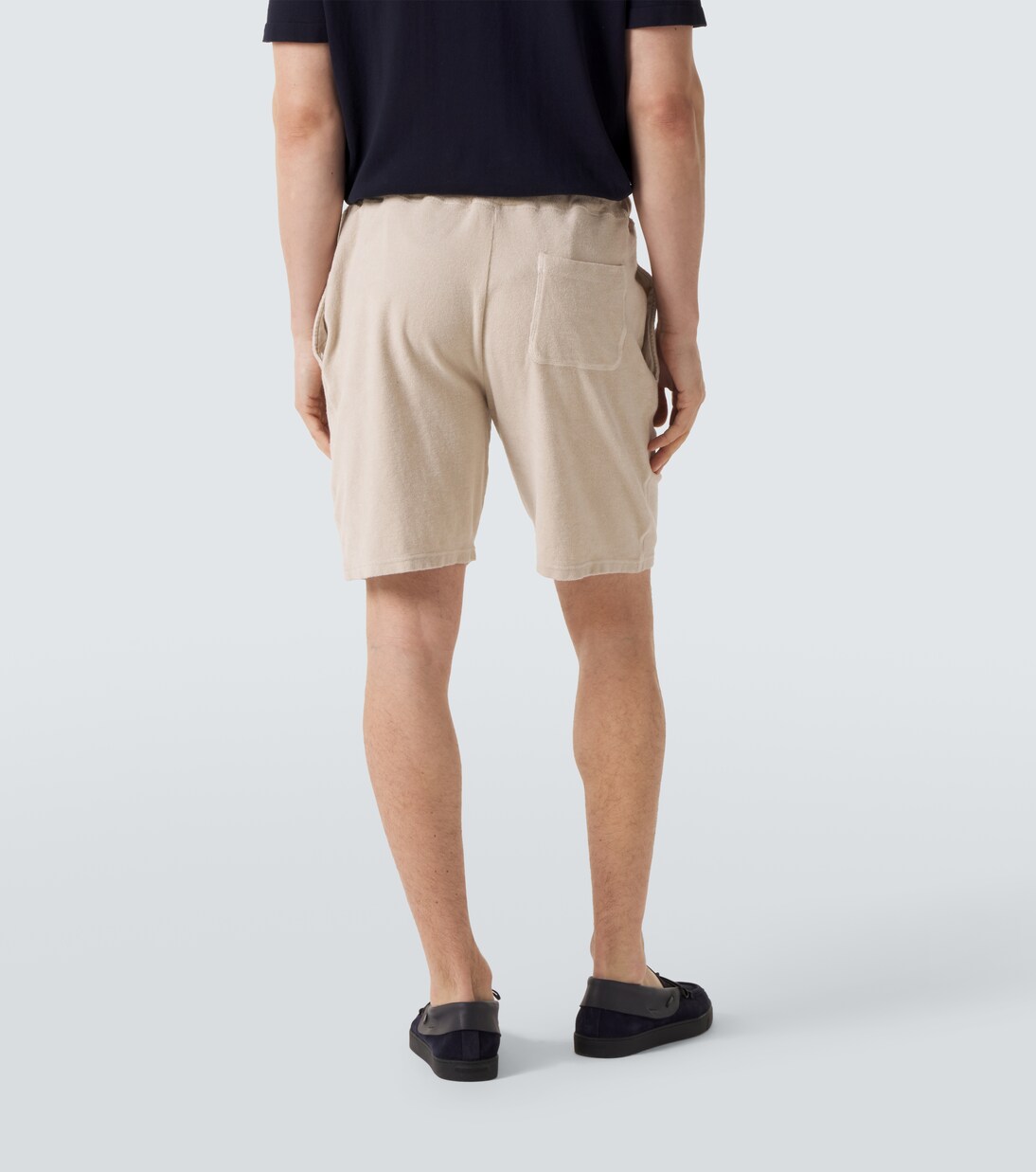 Cotton terry shorts | Fedeli