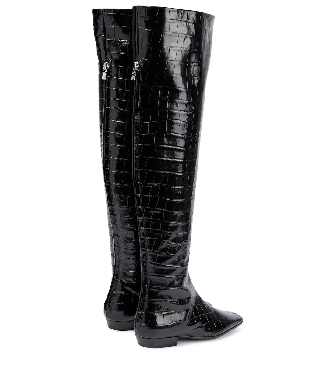 Overknee-Stiefel aus Leder | Toteme