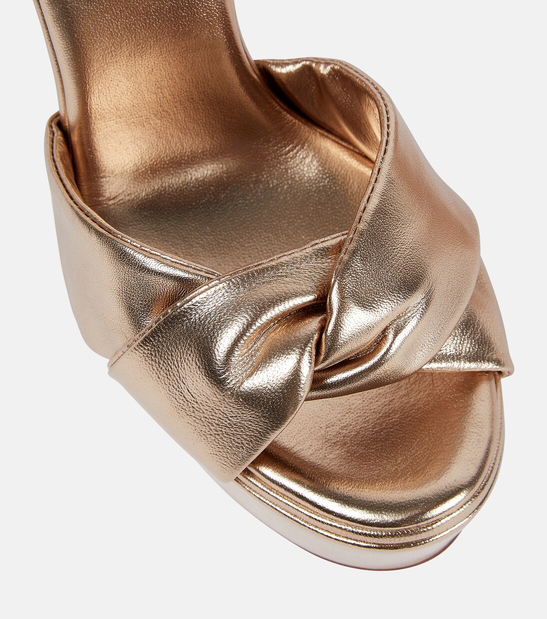 Olie 140 leather platform sandals | Aquazzura