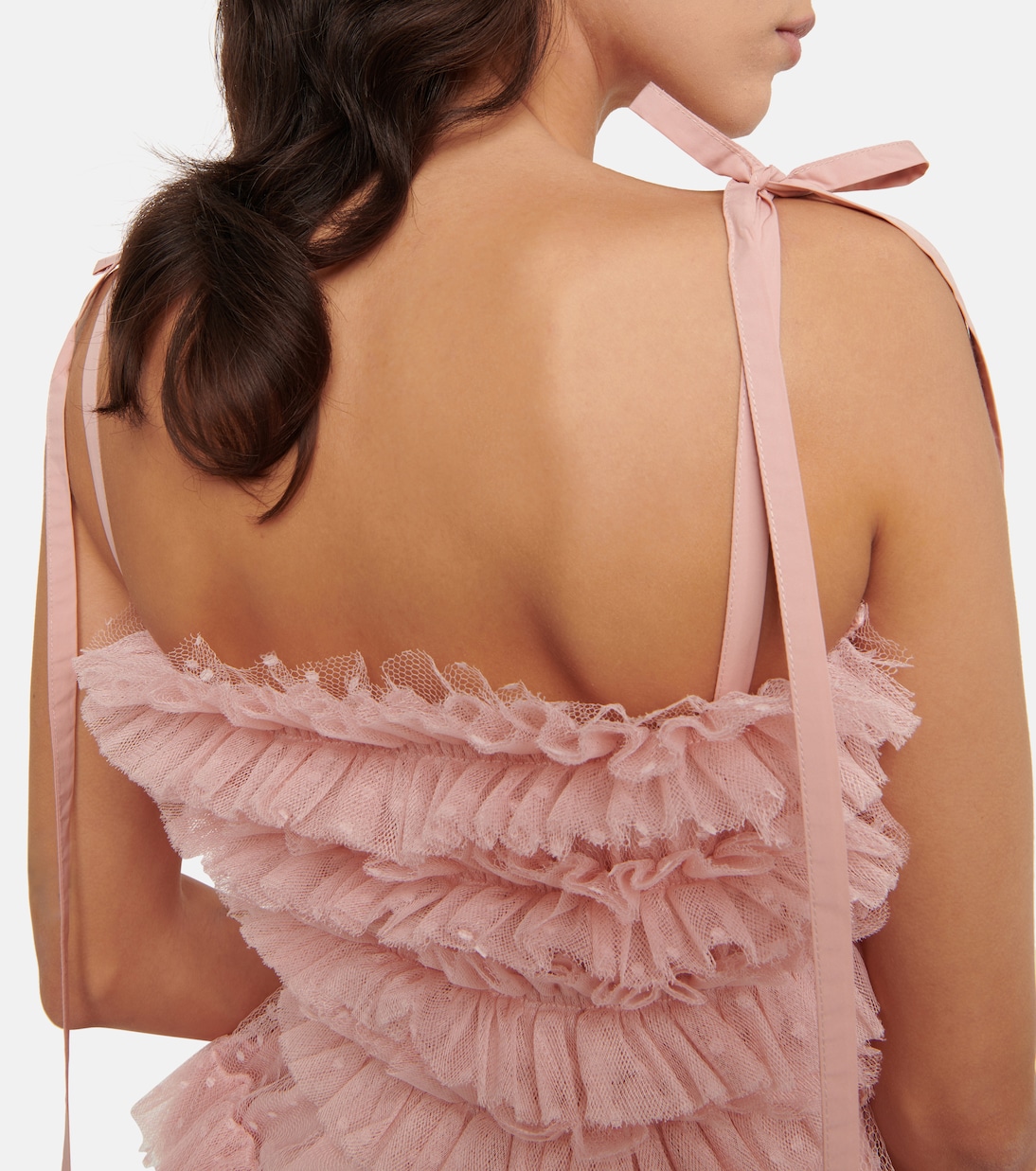 Robe en tulle à plumetis | REDValentino