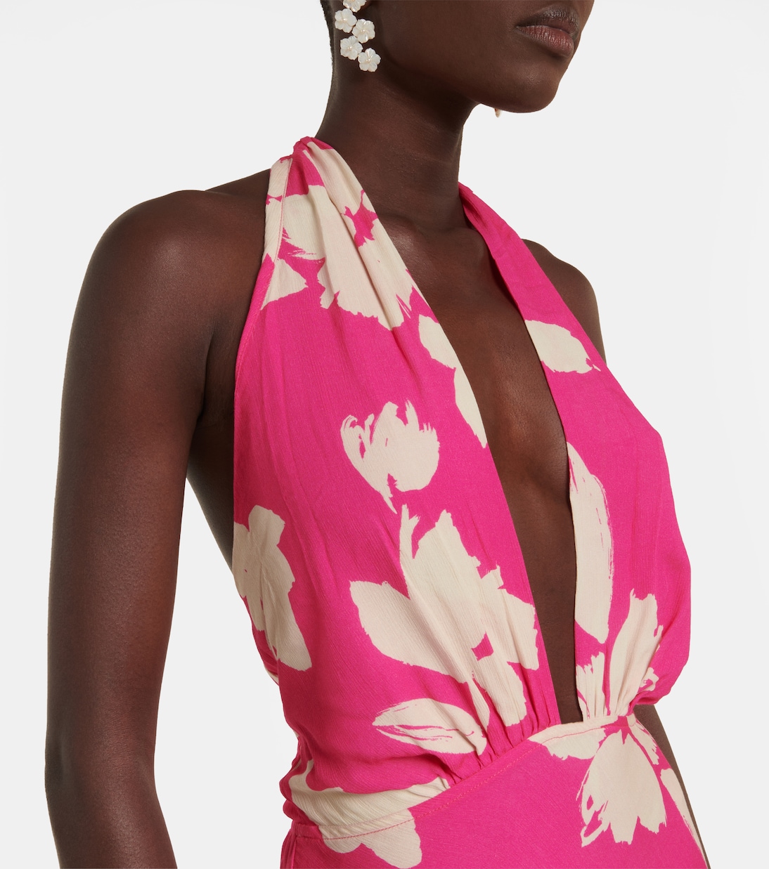 Robe longue Tatum à fleurs | Velvet