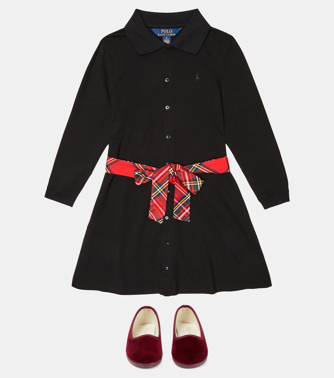 Robe chemise en coton | Polo Ralph Lauren Kids