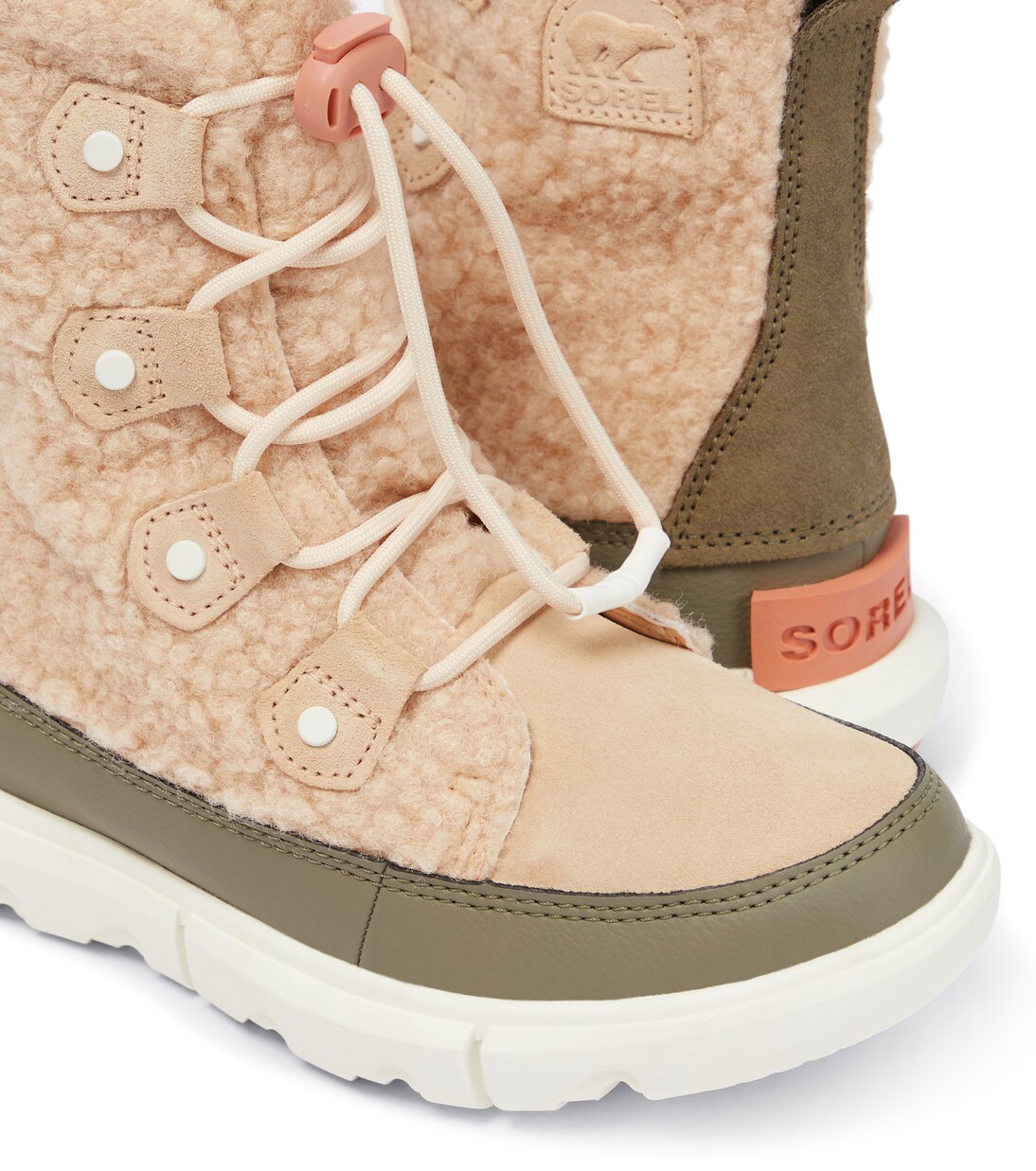Explorer lace-up suede boots | Sorel Kids