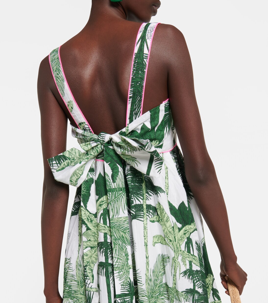 Robe midi imprimée en coton | Juliet Dunn