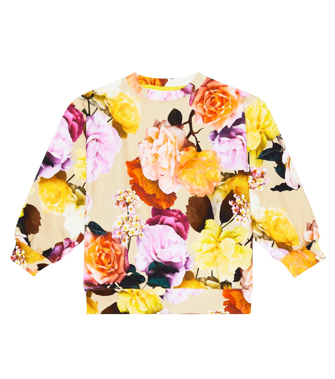 Sweat-shirt Monti en coton à fleurs | Molo