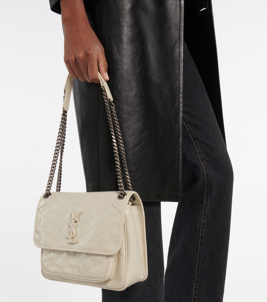 Sac Niki Medium en cuir | Saint Laurent