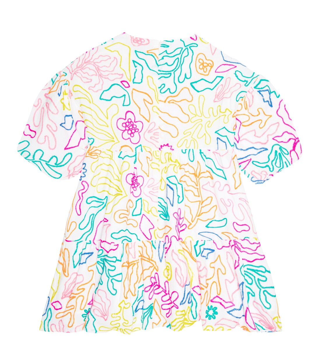 Embroidered cotton and linen dress | Marc Jacobs Kids