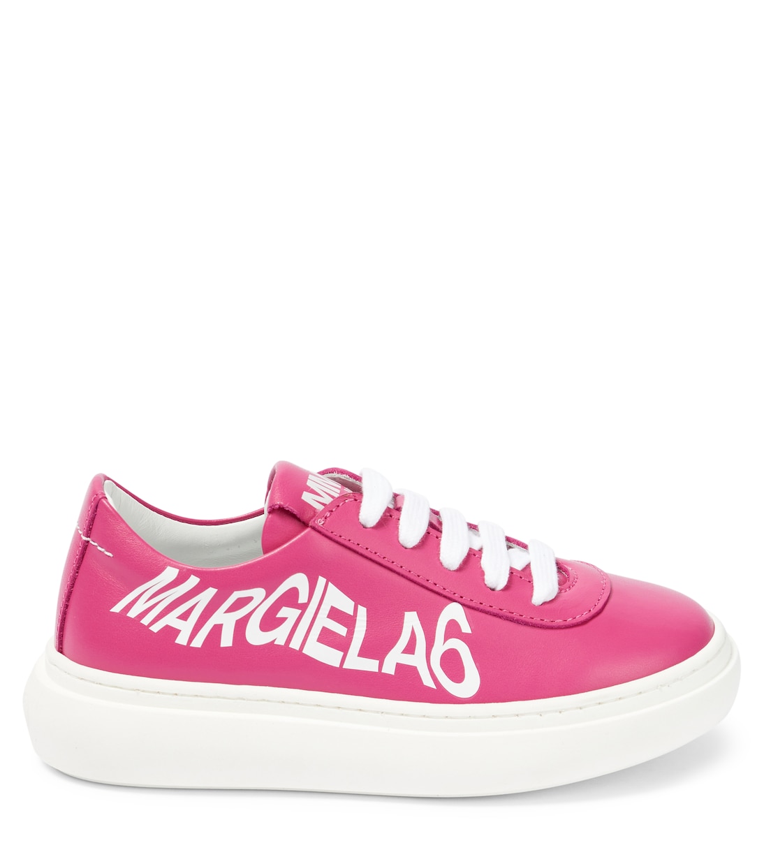 Logo leather sneakers | MM6 Maison Margiela Kids