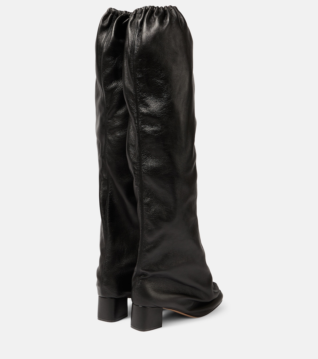 Bowe leather over-the-knee boots | Khaite