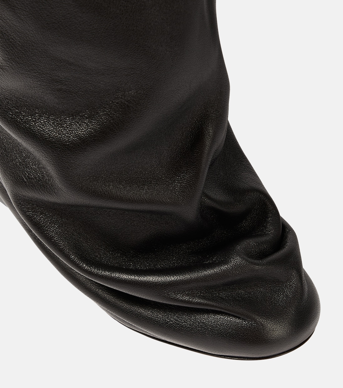 Bowe leather over-the-knee boots | Khaite