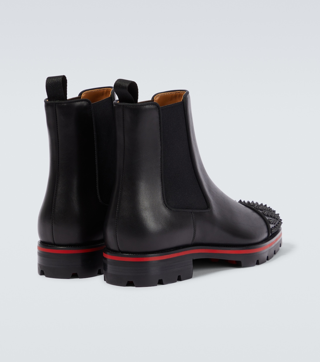 Chelsea Boots Melon Spikes aus Leder | Christian Louboutin