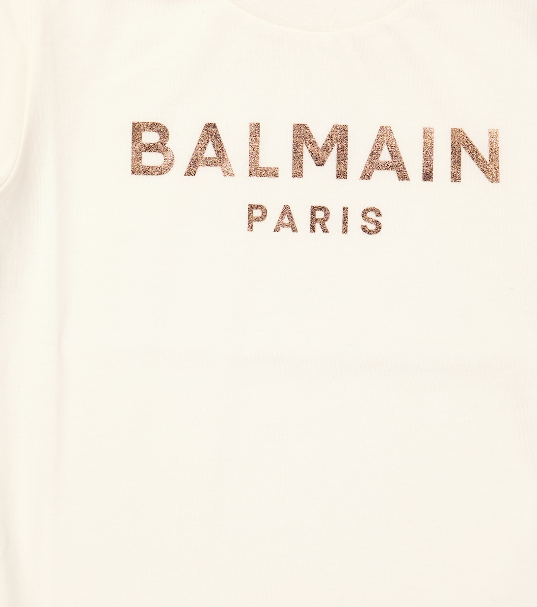 Logo cotton jersey T-shirt | Balmain Kids