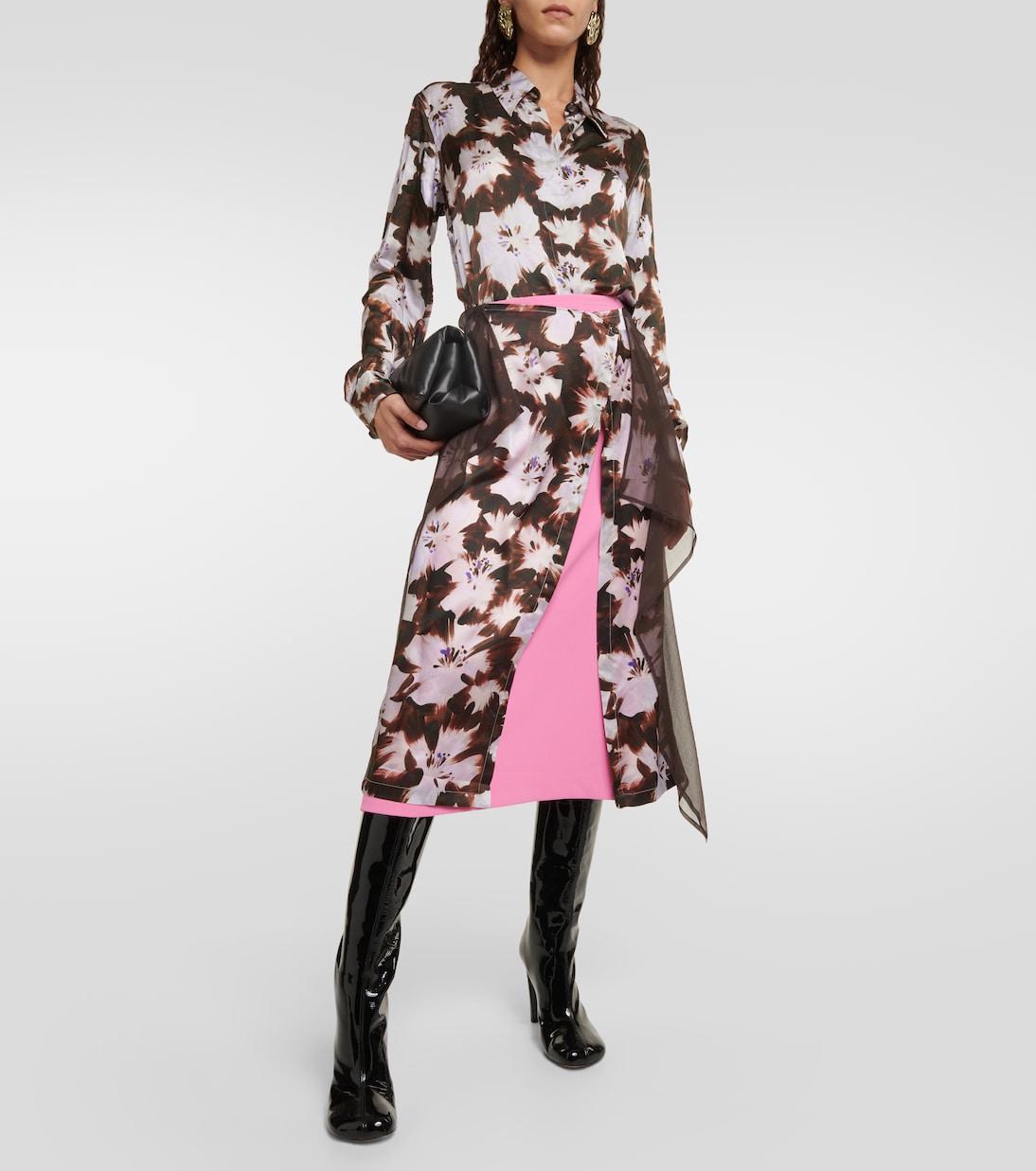 Hemd aus Seidensatin | Dries Van Noten