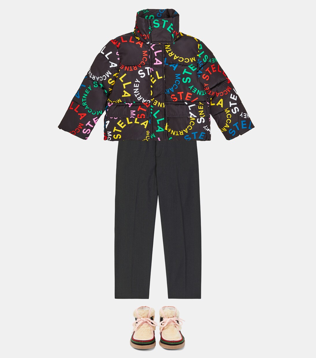 Logo puffer jacket | Stella McCartney Kids