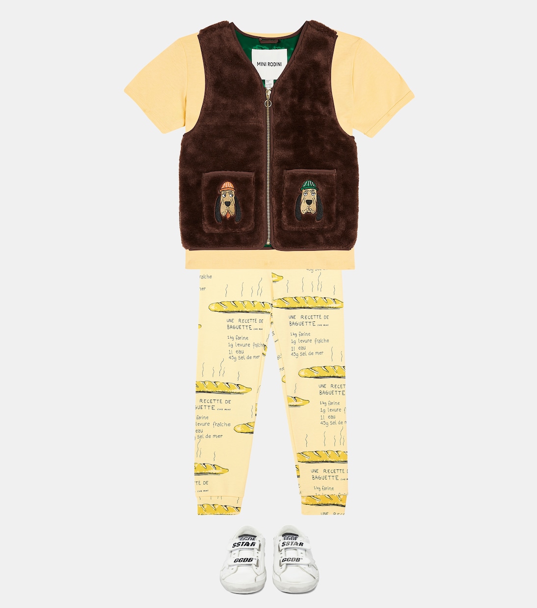 Leggins in jersey di cotone con stampa | Mini Rodini