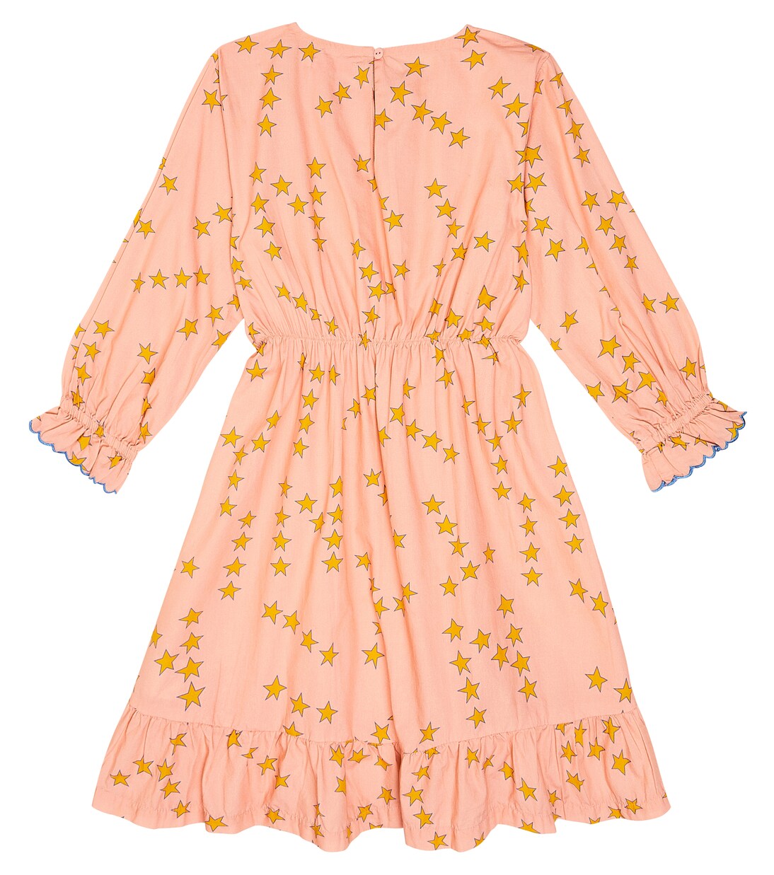 Tiny Stars Frills cotton dress | Tinycottons