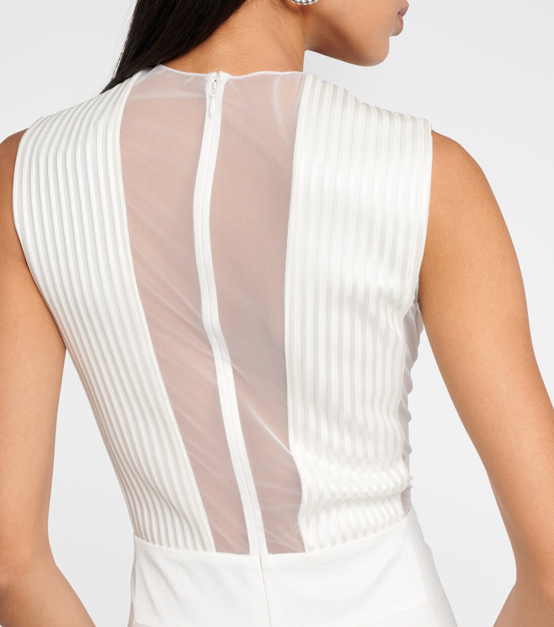 Bridal Soho flared jumpsuit | Galvan