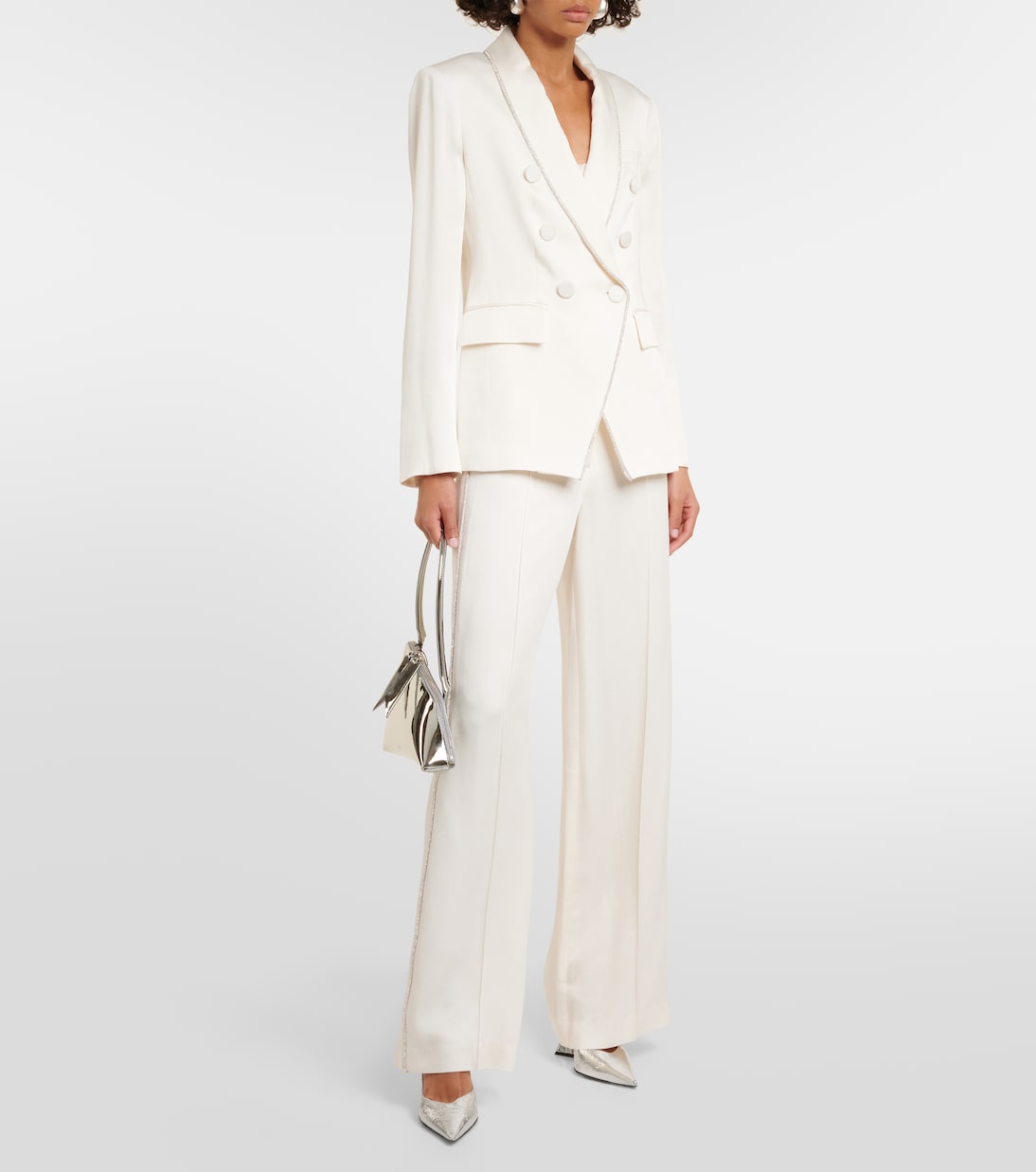 Jagger Dickey 크레이프 새틴 블레이저 | Veronica Beard