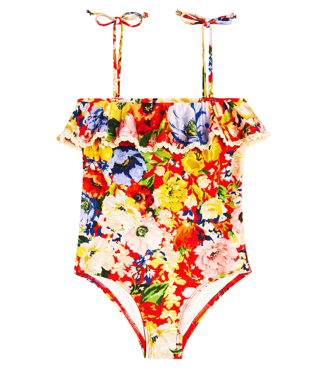 Alight ruffled floral swimsuit | Zimmermann Kids