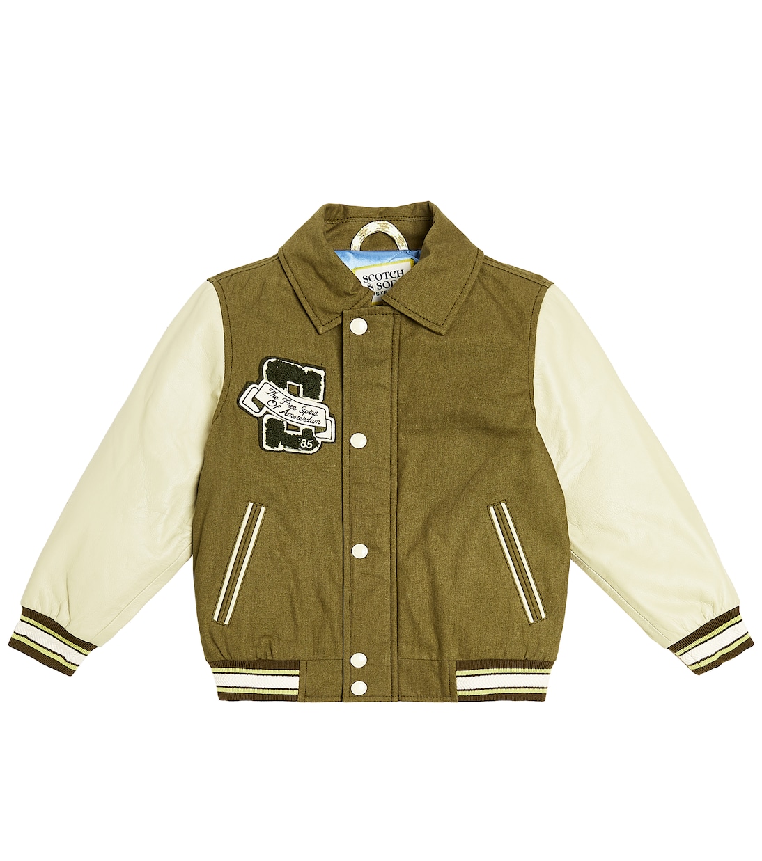 Giacca varsity in cotone con logo | Scotch & Soda Kids
