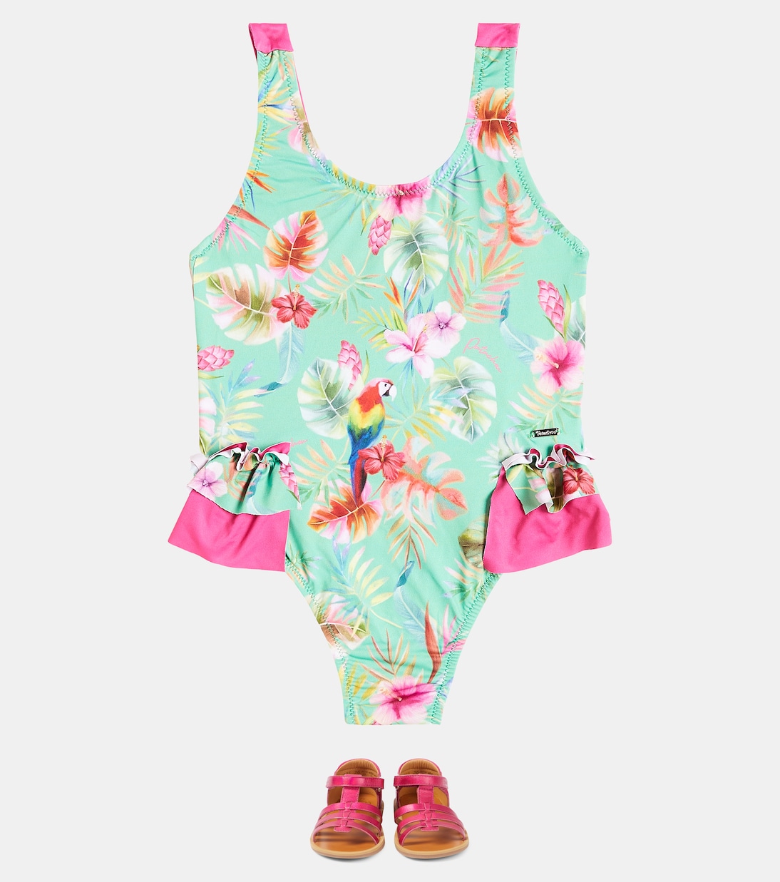 Ruffled floral swimsuit | Patachou