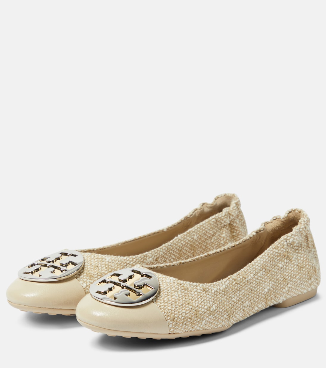 Claire tweed ballet flats | Tory Burch