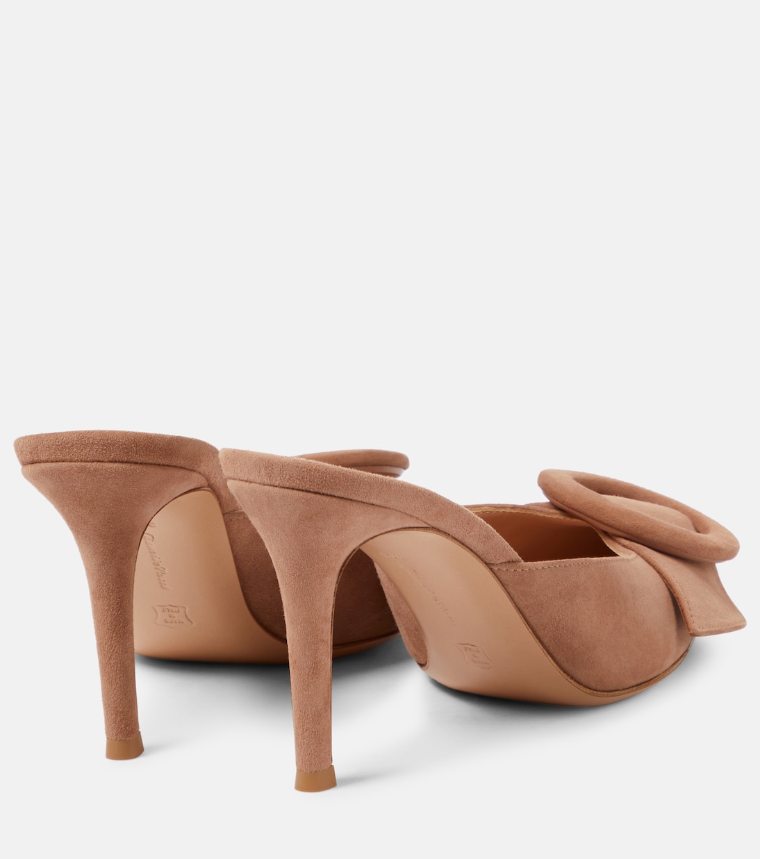 Mules aus Veloursleder | Gianvito Rossi