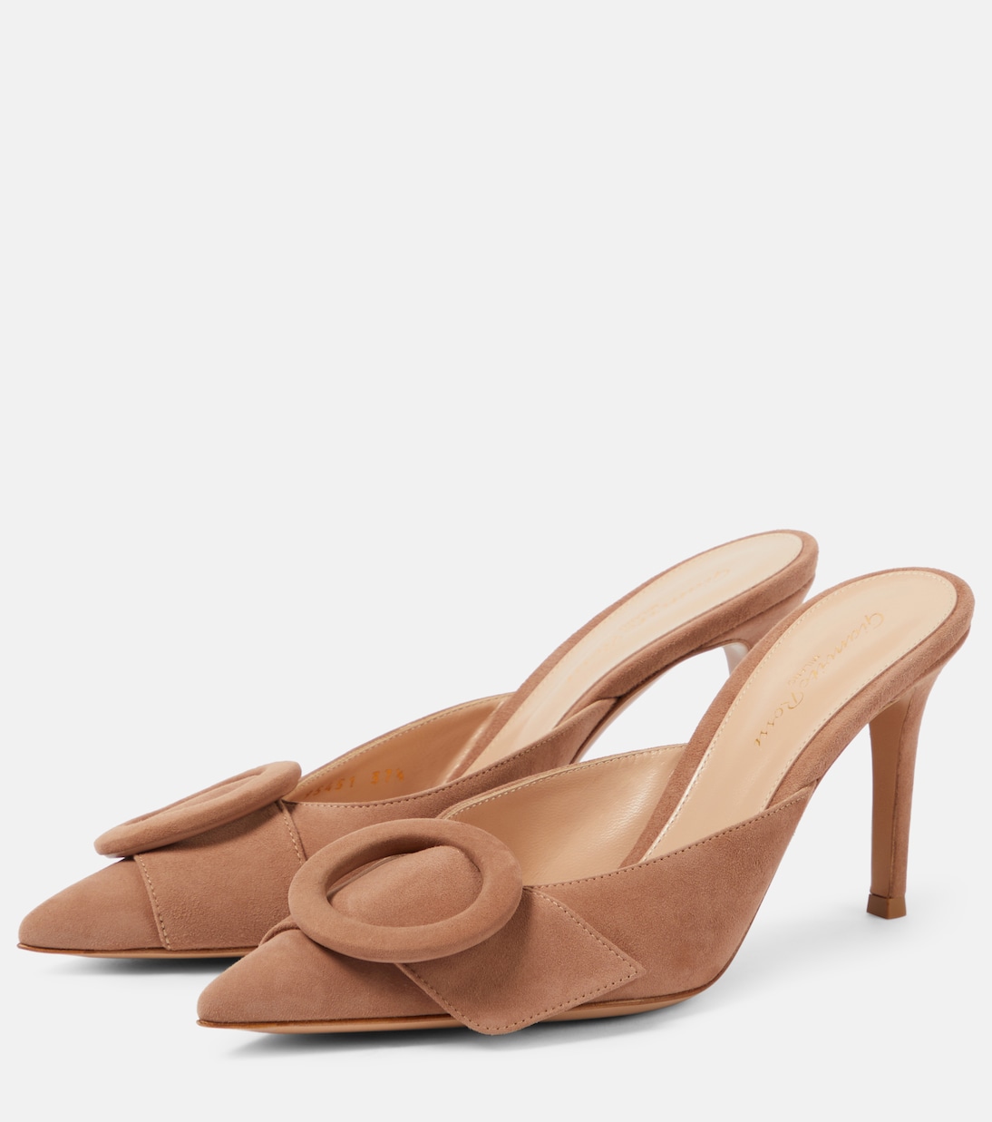 Mules aus Veloursleder | Gianvito Rossi