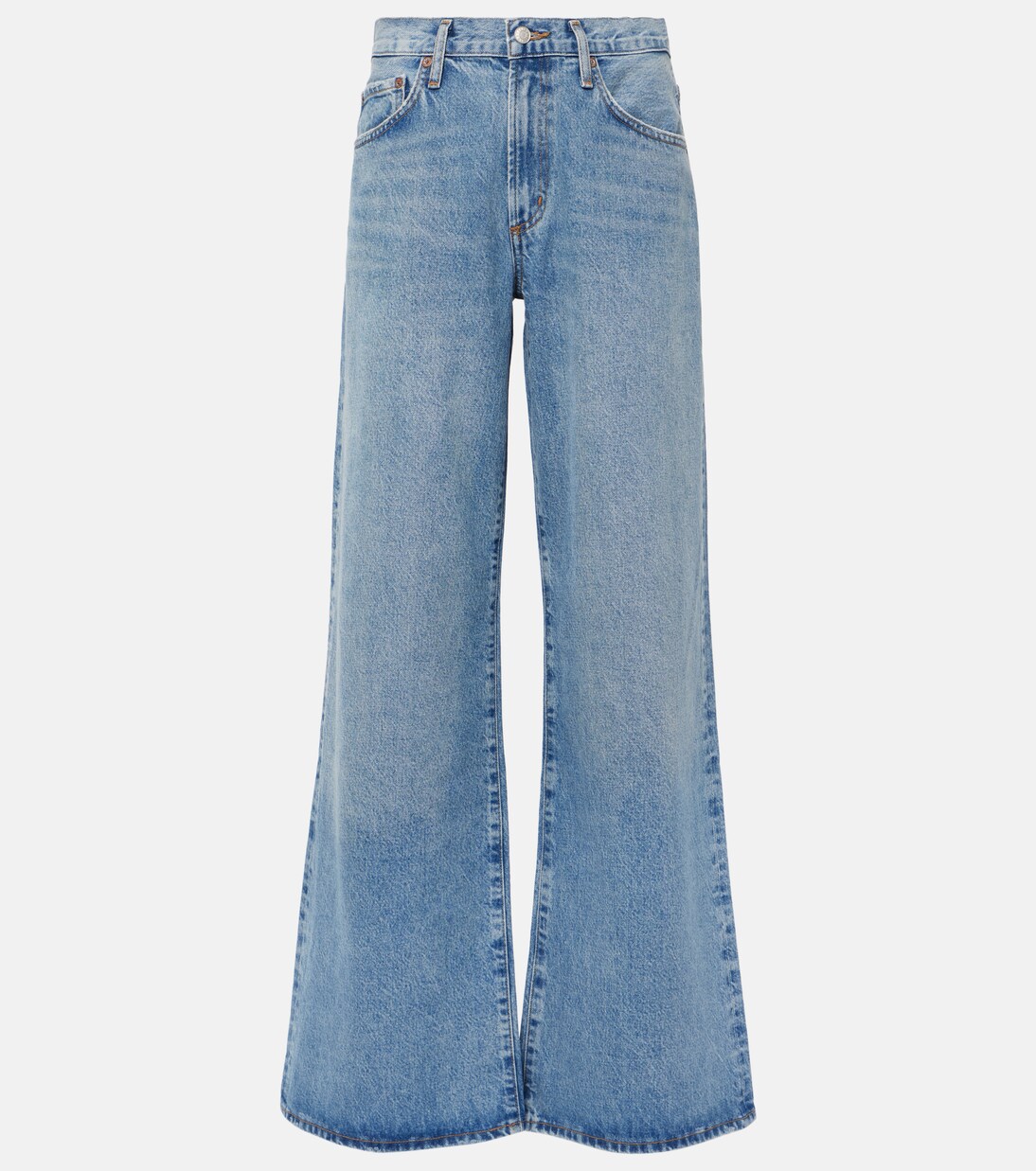 Low-Rise Wide-Leg Jeans Clara | Agolde